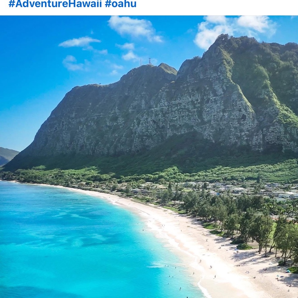 Scenic Oahu Beach Print
